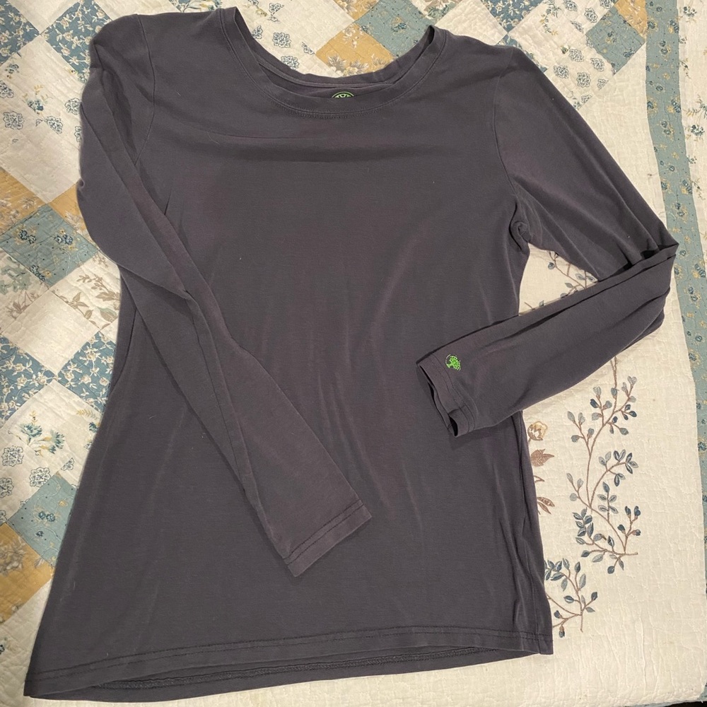 Healing hands under scrub long sleeve top